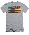 8 Camel in Desert Dramatic Sunset Approaching By Asar Studios Celestial Images T-Shirt