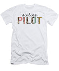 Airline Pilot Leopard Print Funny Jensen Cena T-Shirt