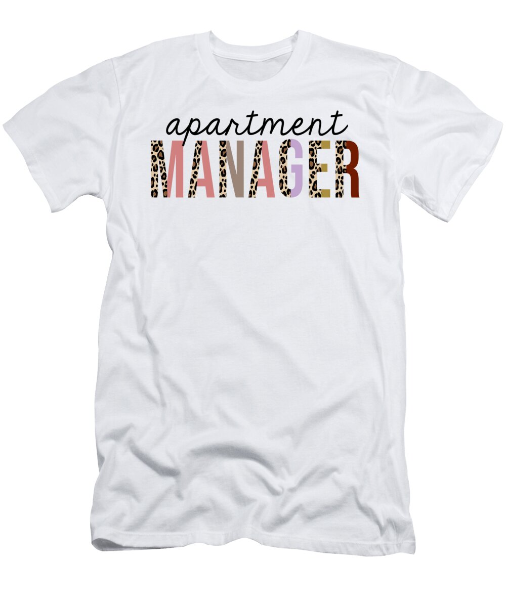 Apartment Manager Leopard Print Funny Jensen Cena T-Shirt