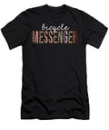 Bicycle Messenger Leopard Print Funny Appreciation Jensen Cena T-Shirt