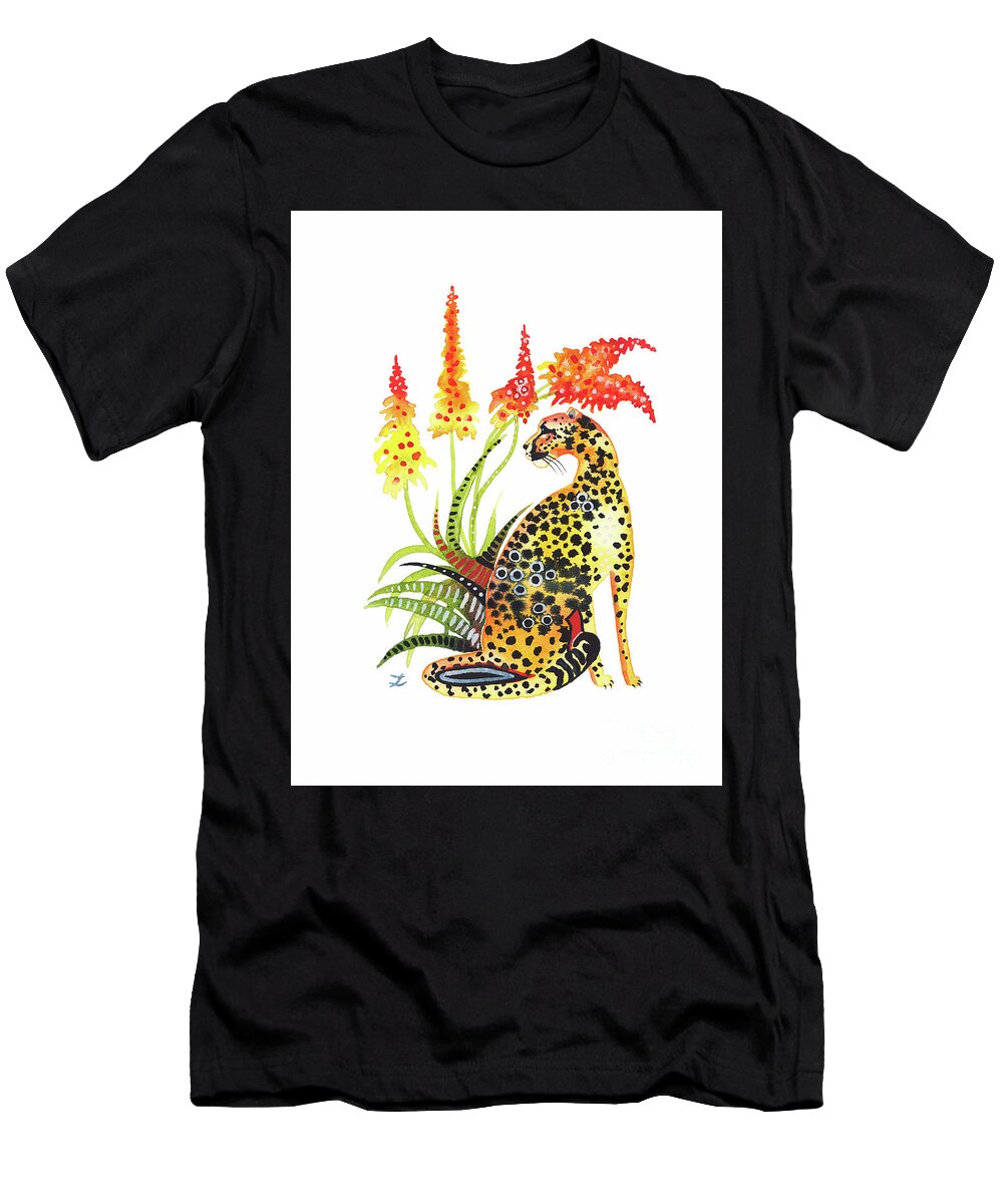 Cheetah and Aloe Zaira Dzhaubaeva T-Shirt