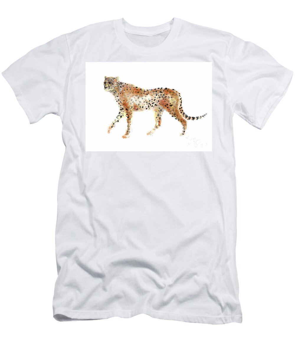 Cheetah Painting Joanna Szmerdt T-Shirt