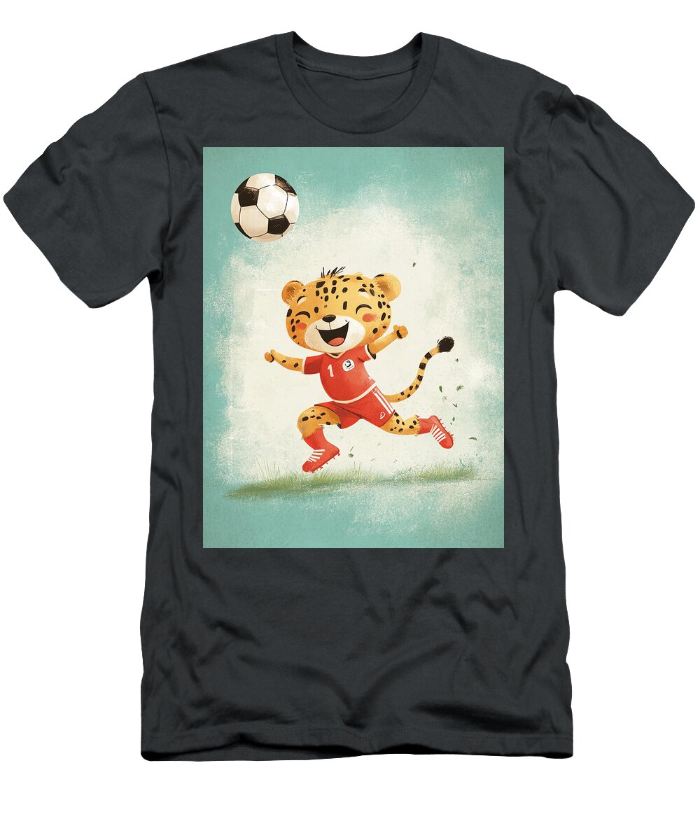 Chester the Charging Cheetah Dancing Littles Jungle T-Shirt