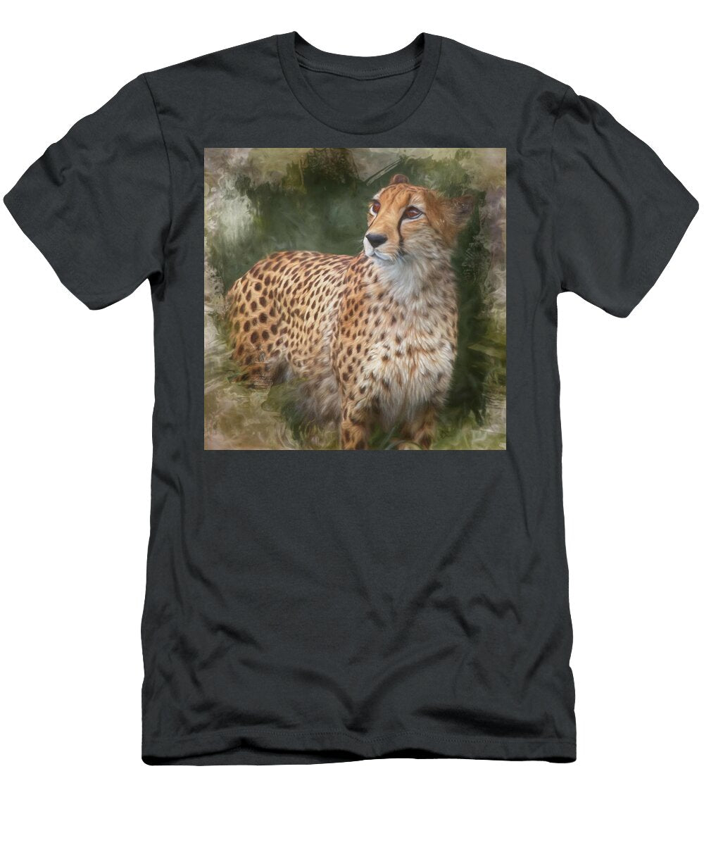 Ever Watchful Cheetah By Tl Wilson Photography Teresa Wilson T-Shirt
