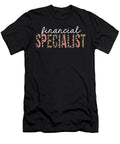 Financial Specialist Leopard Print Funny Appreciation Jensen Cena T-Shirt