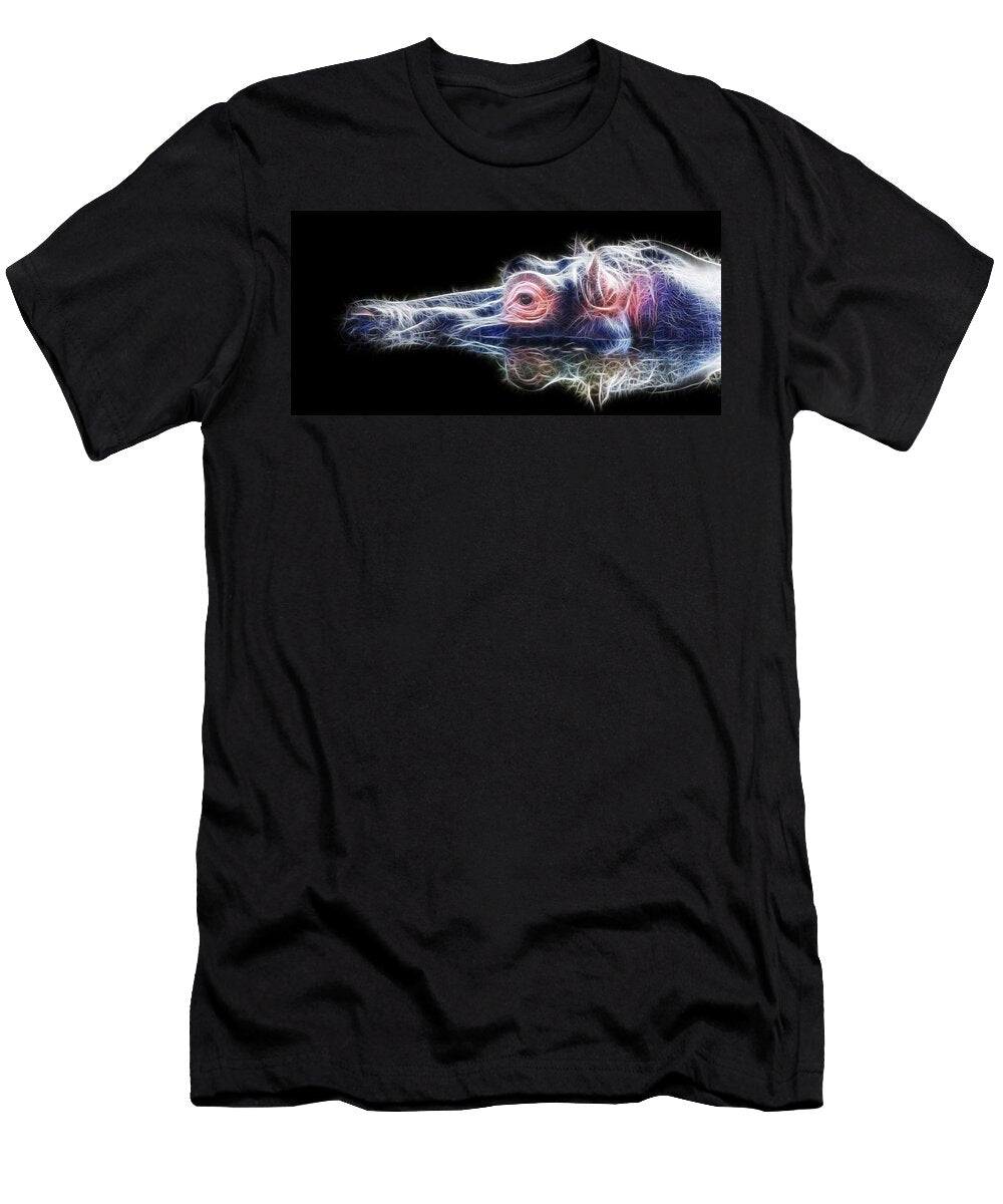 Fractal Hippo Patrycja Polechonska T-Shirt