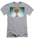 Hippo Floating with Hot Air Balloon Patricia Hofmeester T-Shirt