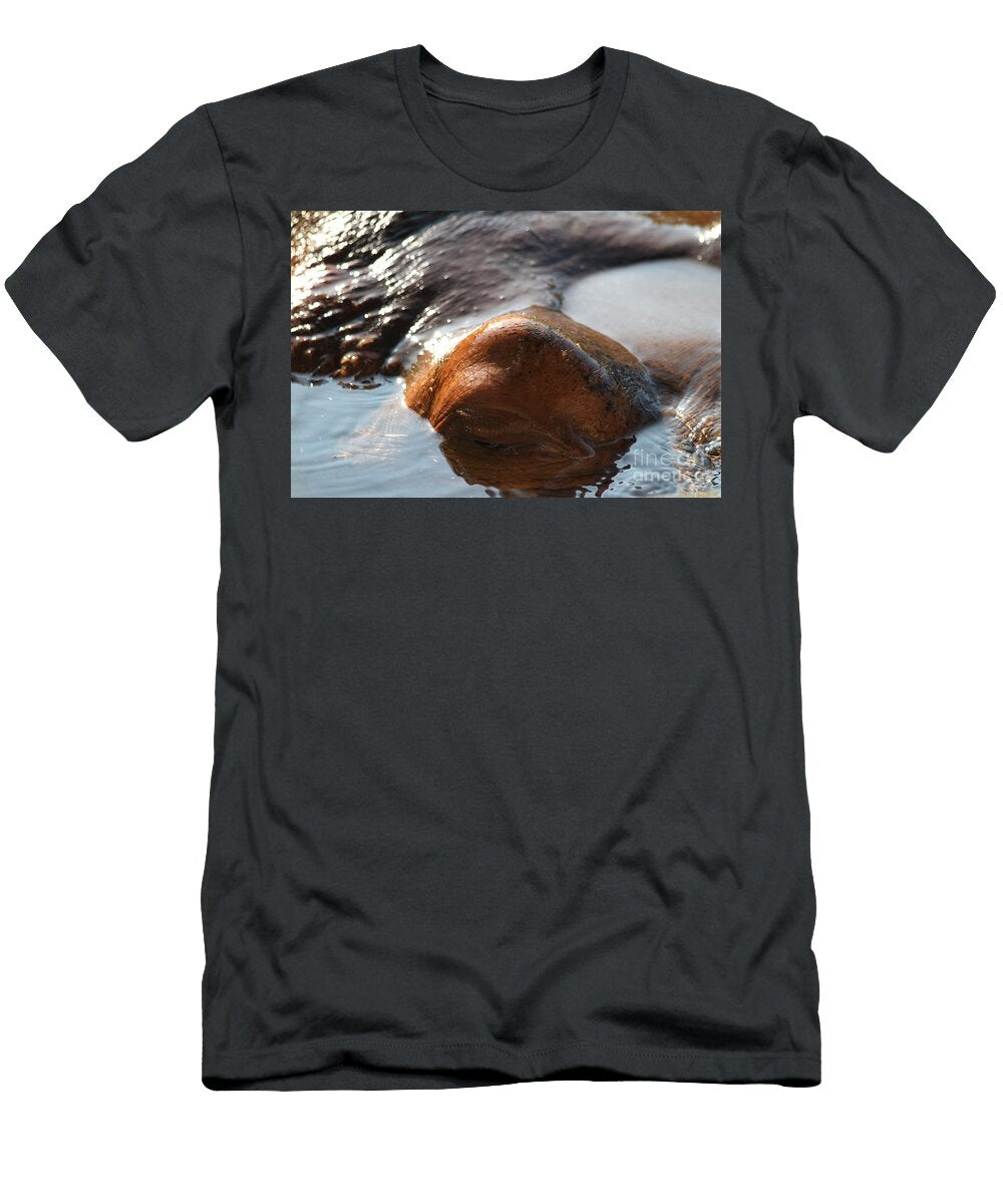 Hippopotamus 7d27322 Wingsdomain Art and Photography T-Shirt