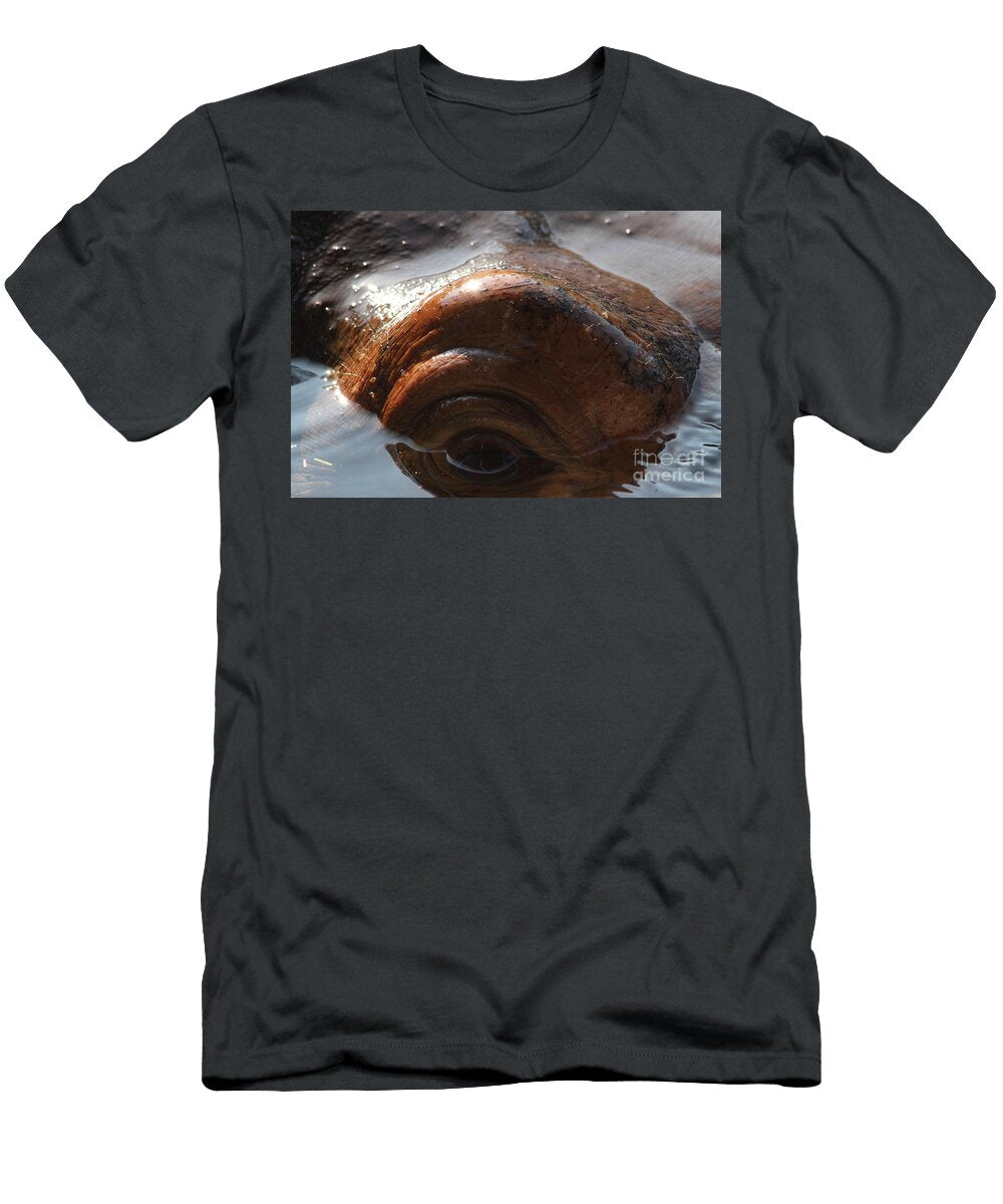 Hippopotamus 7d27328 Wingsdomain Art and Photography T-Shirt