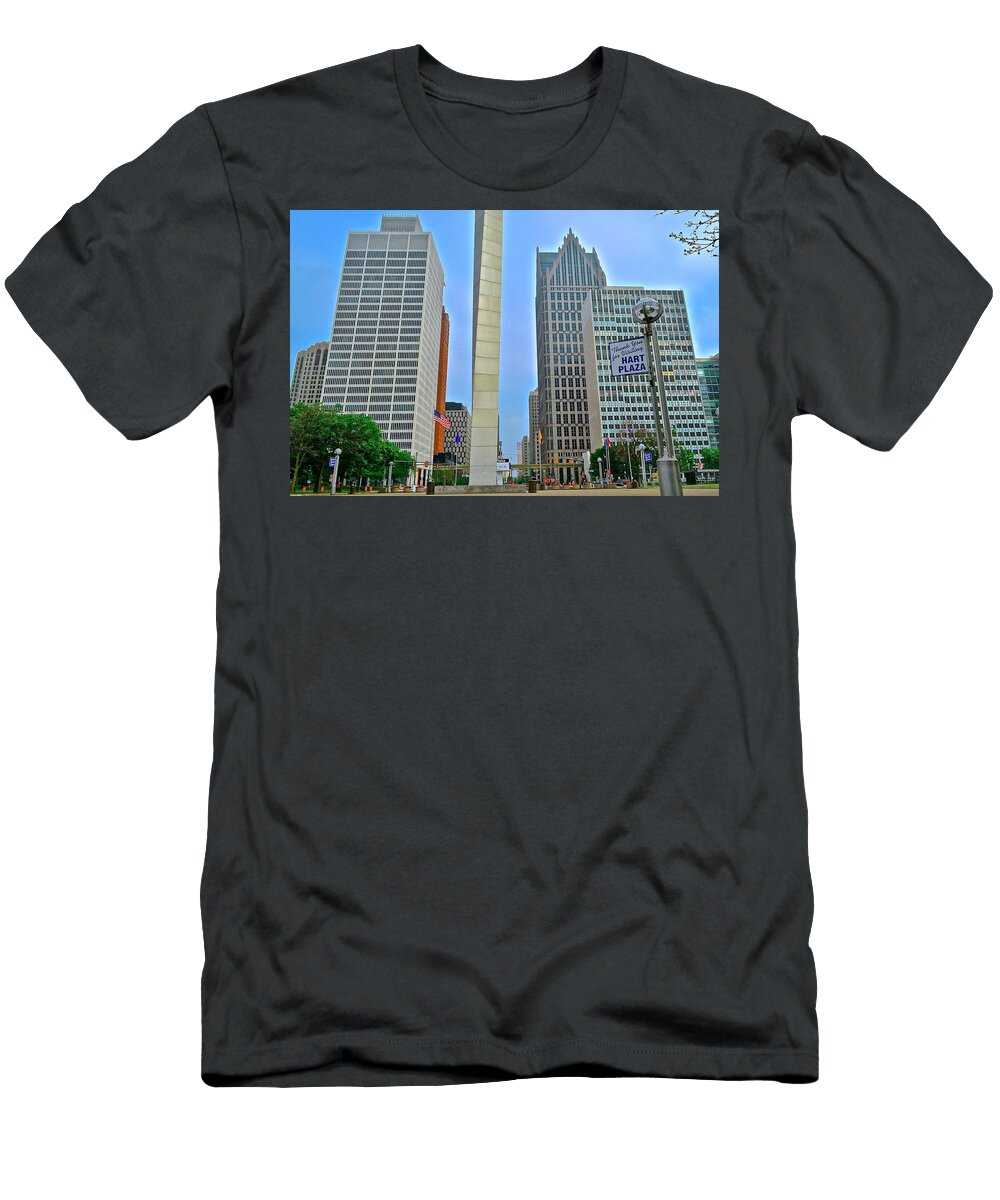 In the Heart of Motor City Frozen in Time Fine Art Photography T-Shirt