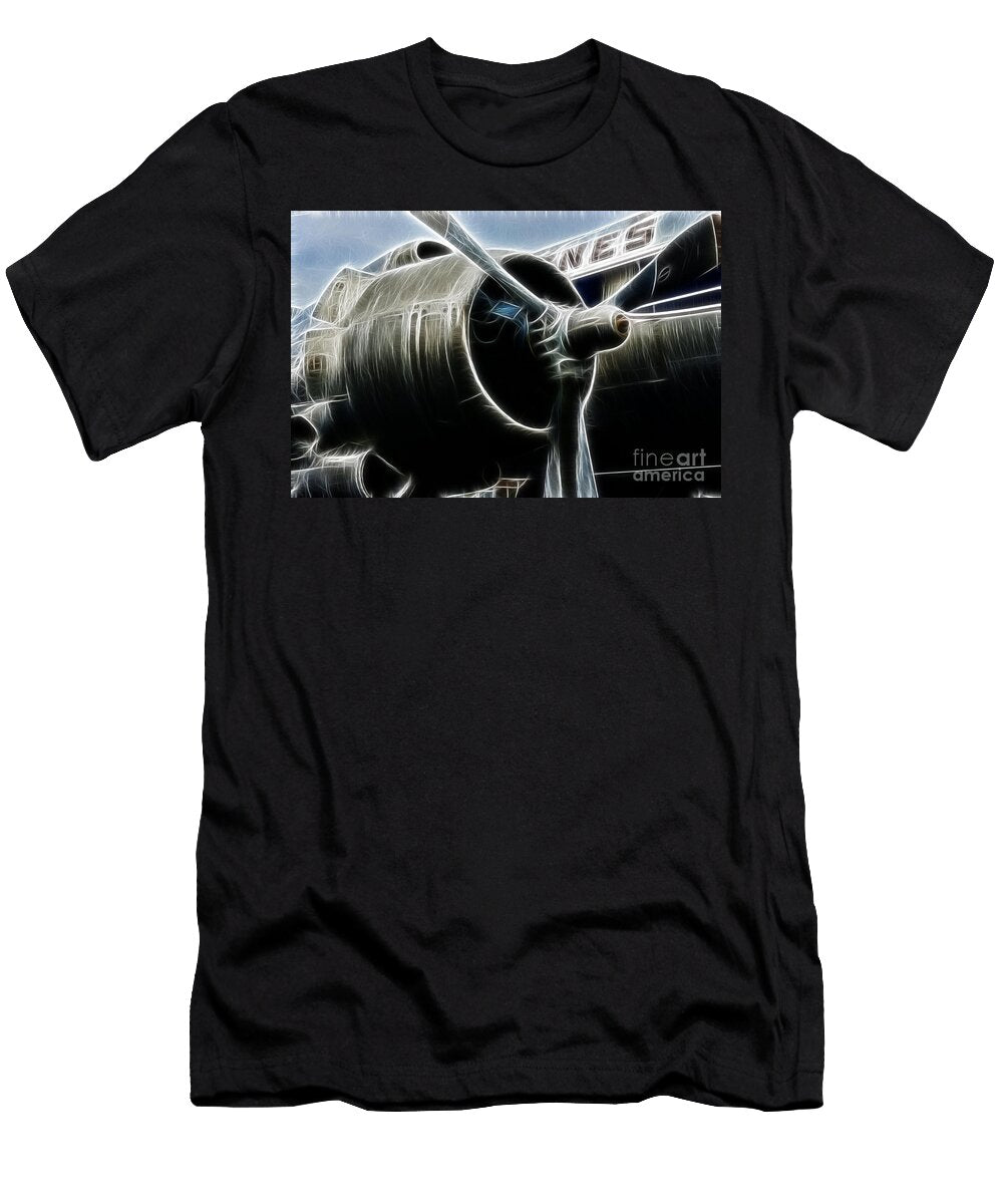 Plane Fantasy Plane Gray Paul Ward T-Shirt