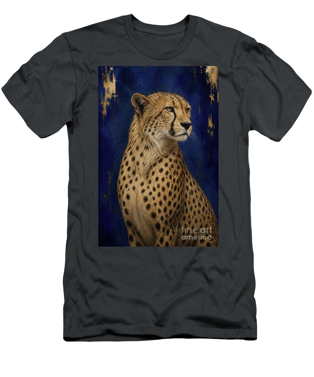 Sapphire Cheetah Tina Lecour T-Shirt