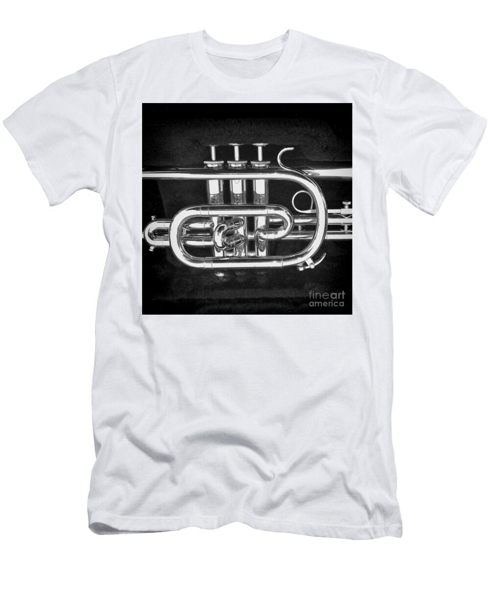 The Trumpet in Black and White Paul Ward T-Shirt